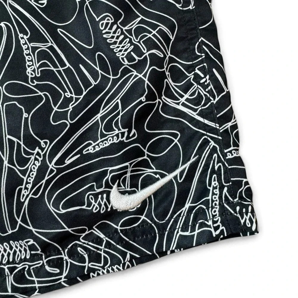 Nike Air Force Sneakers Volley Swim Trunks Shorts Boys XL Lined Drawstring